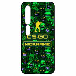Чехол для Xiaomi Mi10/10 Pro Your Nickname CsGo backraund mp9 impire - PrintSalon