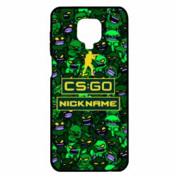 Чехол для Xiaomi Redmi Note 9S/9Pro/9Pro Max Your Nickname CsGo backraund mp9 impire - PrintSalon