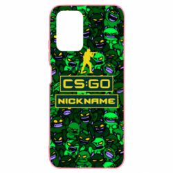 Чехол для Xiaomi Redmi Note 10 Your Nickname CsGo backraund mp9 impire - PrintSalon