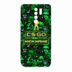 Чехол для Xiaomi Redmi 9 Your Nickname CsGo backraund mp9 impire - PrintSalon