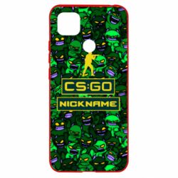 Чехол для Xiaomi Redmi 9c Your Nickname CsGo backraund mp9 impire - PrintSalon