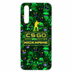 Чехол для Realme 6 Your Nickname CsGo backraund mp9 impire - PrintSalon