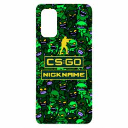 Чехол для Realme 7 Pro Your Nickname CsGo backraund mp9 impire - PrintSalon