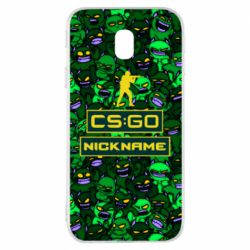 Чехол для Samsung J3 2017 Your Nickname CsGo backraund mp9 impire - PrintSalon