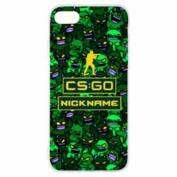 Чехол для iPhone SE 2022 Your Nickname CsGo backraund mp9 impire - PrintSalon