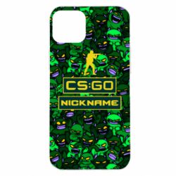 Чехол для iPhone 14 Plus Your Nickname CsGo backraund mp9 impire - PrintSalon