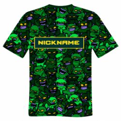 Мужская футболка 3D Your Nickname CsGo backraund mp9 impire - PrintSalon