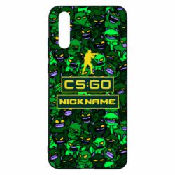 Чехол для Huawei P20 Your Nickname CsGo backraund mp9 impire - PrintSalon