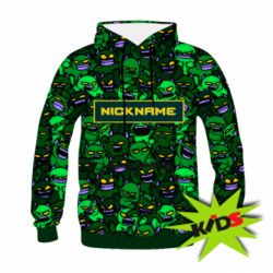 Детское 3D худи Your Nickname CsGo backraund mp9 impire - PrintSalon