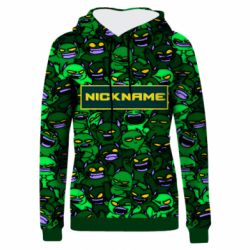 Женское 3D худи Your Nickname CsGo backraund mp9 impire - PrintSalon