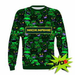 Детский 3D свитшот Your Nickname CsGo backraund mp9 impire - PrintSalon