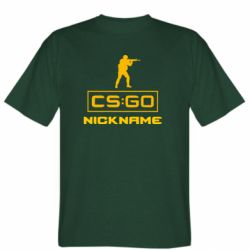 Мужская футболка Stedman Ваш псевдоним в игре CsGo - PrintSalon