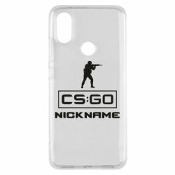 Чехол для Xiaomi Mi A2 Ваш псевдоним в игре CsGo - PrintSalon