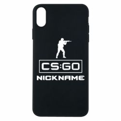 Чехол для iPhone Xs Max Ваш псевдоним в игре CsGo - PrintSalon