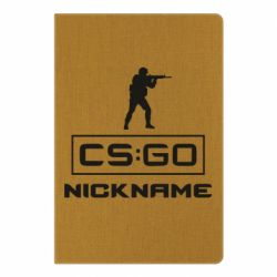Блокнот с принто Ваш псевдоним в игре CsGo - PrintSalon