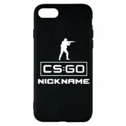 Чехол для iPhone 7 Ваш псевдоним в игре CsGo - PrintSalon
