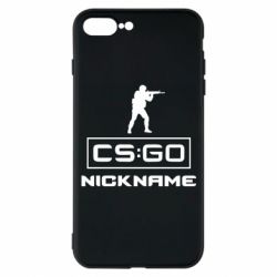 Чехол для iPhone 7 Plus Ваш псевдоним в игре CsGo - PrintSalon
