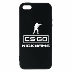 Чехол для iPhone5/5S/SE Ваш псевдоним в игре CsGo - PrintSalon