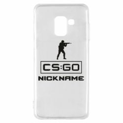 Чехол для Samsung A8 2018 Ваш псевдоним в игре CsGo-PrintSalon Чехол для Samsung A8 2018 Ваш псевдоним в игре CsGo