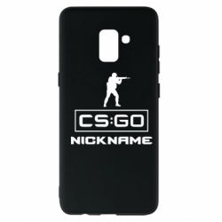 Чехол для Samsung A8+ 2018 Ваш псевдоним в игре CsGo - PrintSalon