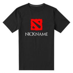 Мужская футболка премиум Your nickname Dota2 - PrintSalon