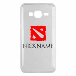 Чехол для Samsung J3 2016 Your nickname Dota2