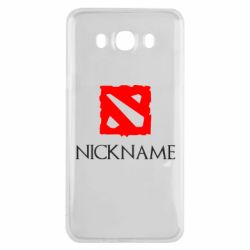 Чехол для Samsung J7 2016 Your nickname Dota2 - PrintSalon