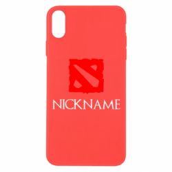 Чехол для iPhone Xs Max Your nickname Dota2 - PrintSalon