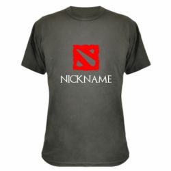 Камуфляжная футболка Your nickname Dota2 - PrintSalon