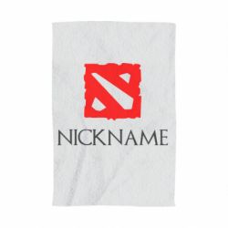 Полотенце с принтом Your nickname Dota2 - PrintSalon