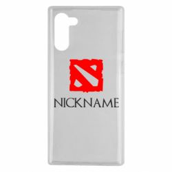 Чехол для Samsung Note 10 Your nickname Dota2 - PrintSalon
