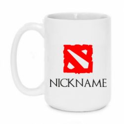 Чашка 420ml Your nickname Dota2-PrintSalon Чашка 420ml Your nickname Dota2