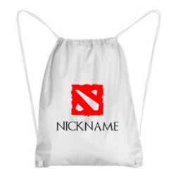 Рюкзак-мешок Your nickname Dota2