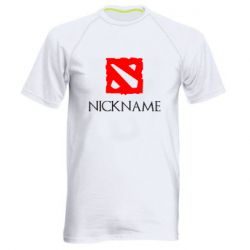 Мужская футболка для спорта Your nickname Dota2 - PrintSalon