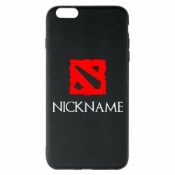 Чехол для iPhone 6 Plus/6S Plus Your nickname Dota2