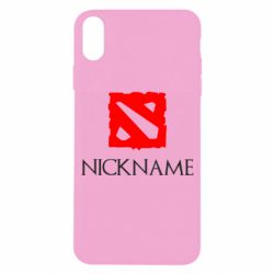 Чехол для iPhone X/Xs Your nickname Dota2