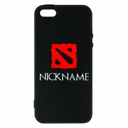 Чехол для iPhone5/5S/SE Your nickname Dota2 - PrintSalon