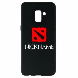 Чехол для Samsung A8+ 2018 Your nickname Dota2 - PrintSalon