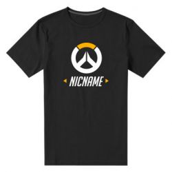 Мужская футболка премиум Your Nickname Overwatch - PrintSalon