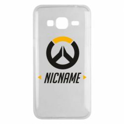 Чехол для Samsung J3 2016 Your Nickname Overwatch - PrintSalon