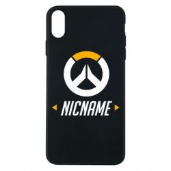 Чехол для iPhone Xs Max Your Nickname Overwatch - PrintSalon