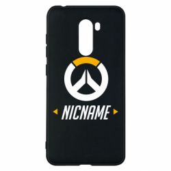 Чехол для Xiaomi Pocophone F1 Your Nickname Overwatch - PrintSalon