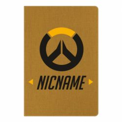 Блокнот с принто Your Nickname Overwatch - PrintSalon