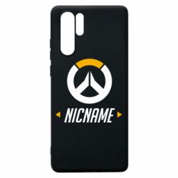 Чехол для Huawei P30 Pro Your Nickname Overwatch - PrintSalon