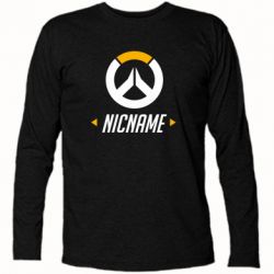 Футболка с длинным рукавом Your Nickname Overwatch - PrintSalon