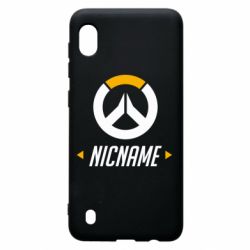 Чехол для Samsung A10 Your Nickname Overwatch - PrintSalon