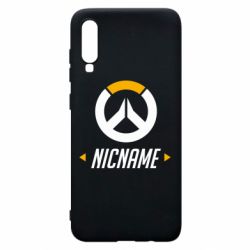 Чехол для Samsung A70 Your Nickname Overwatch - PrintSalon