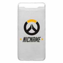 Чехол для Samsung A80 Your Nickname Overwatch - PrintSalon