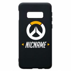 Чехол для Samsung S10e Your Nickname Overwatch - PrintSalon