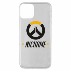 Чехол для iPhone 11 Your Nickname Overwatch - PrintSalon